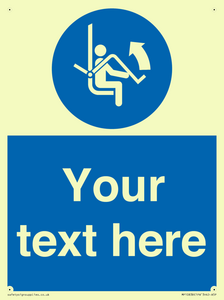 Custom Mandatory: Open safety bar of chairlift